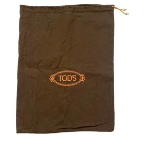 Tod's Brown Drawstring Dust Bag 11.25”x 14.5”